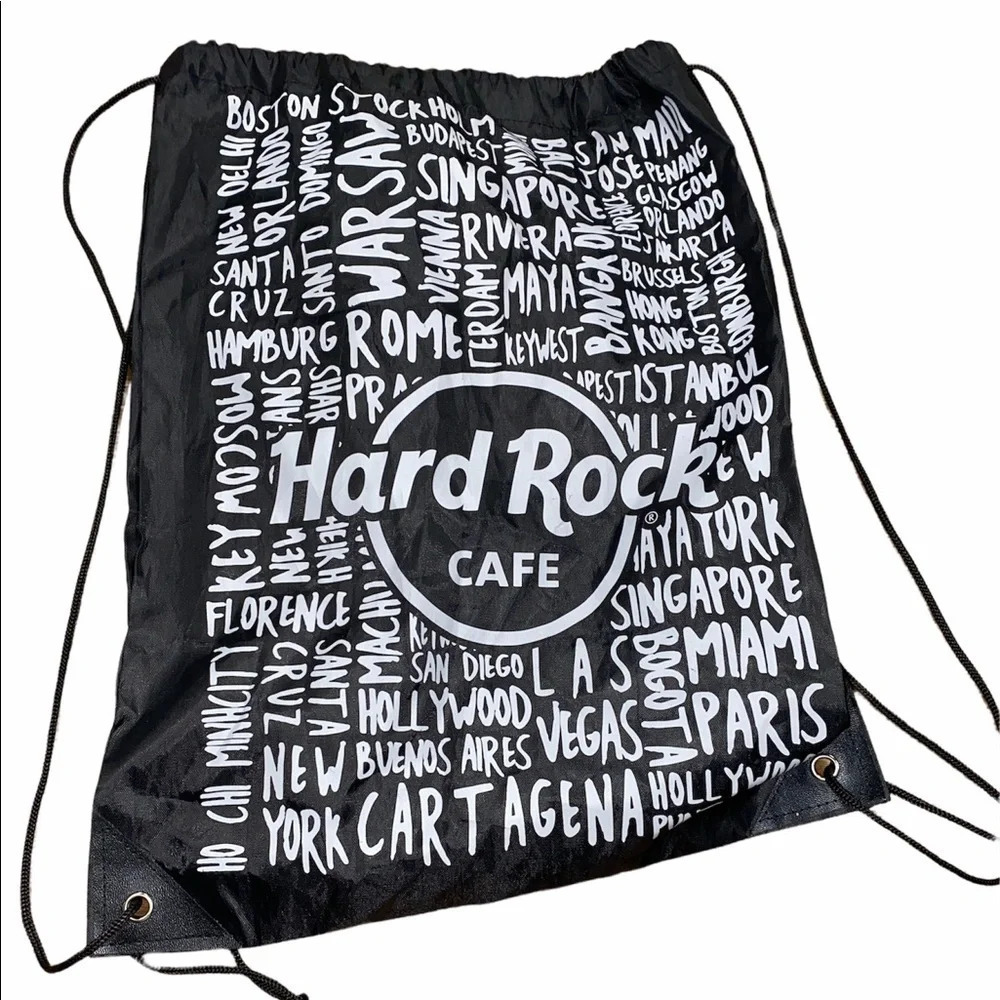 Hard Rock Cafe black travel backpack